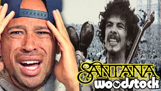 Rapper FIRST time REACTION to Santana - Soul Sacrifice 1969 Woodstock live concierto!