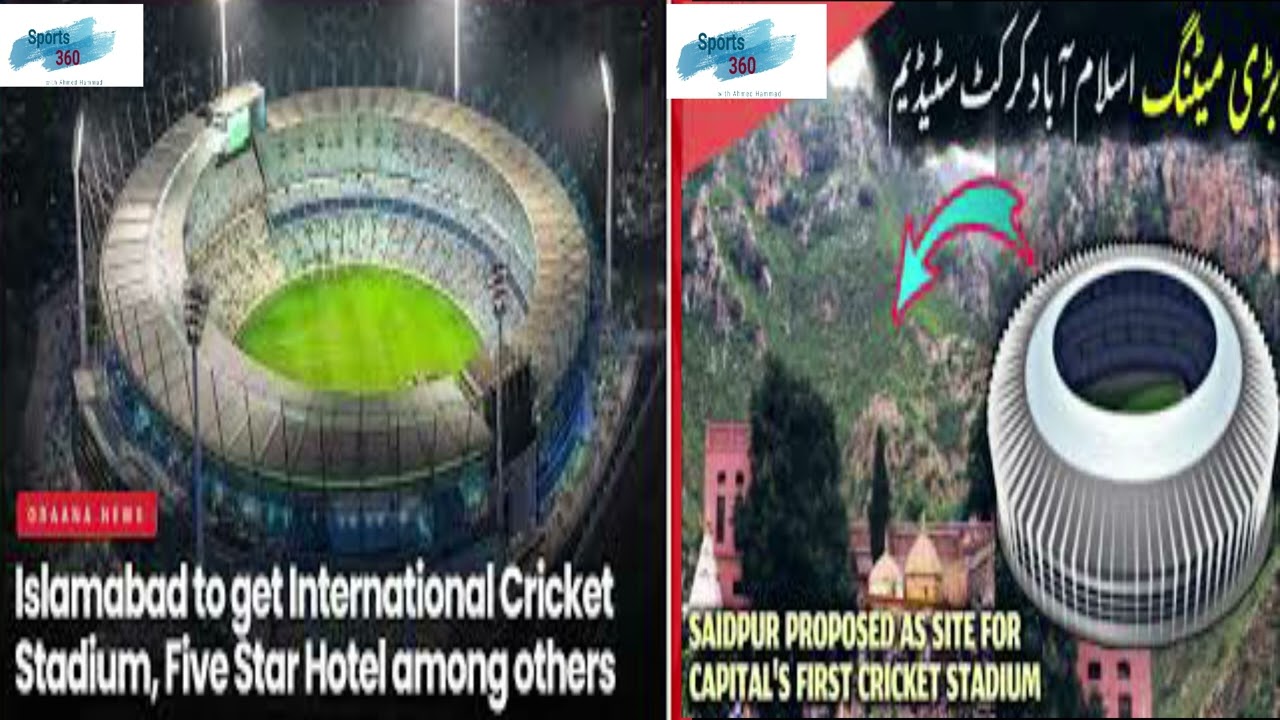 PCB And CDA Partner To Build A World-Class Cricket Stadium In Islamabad, Setting New Standards.