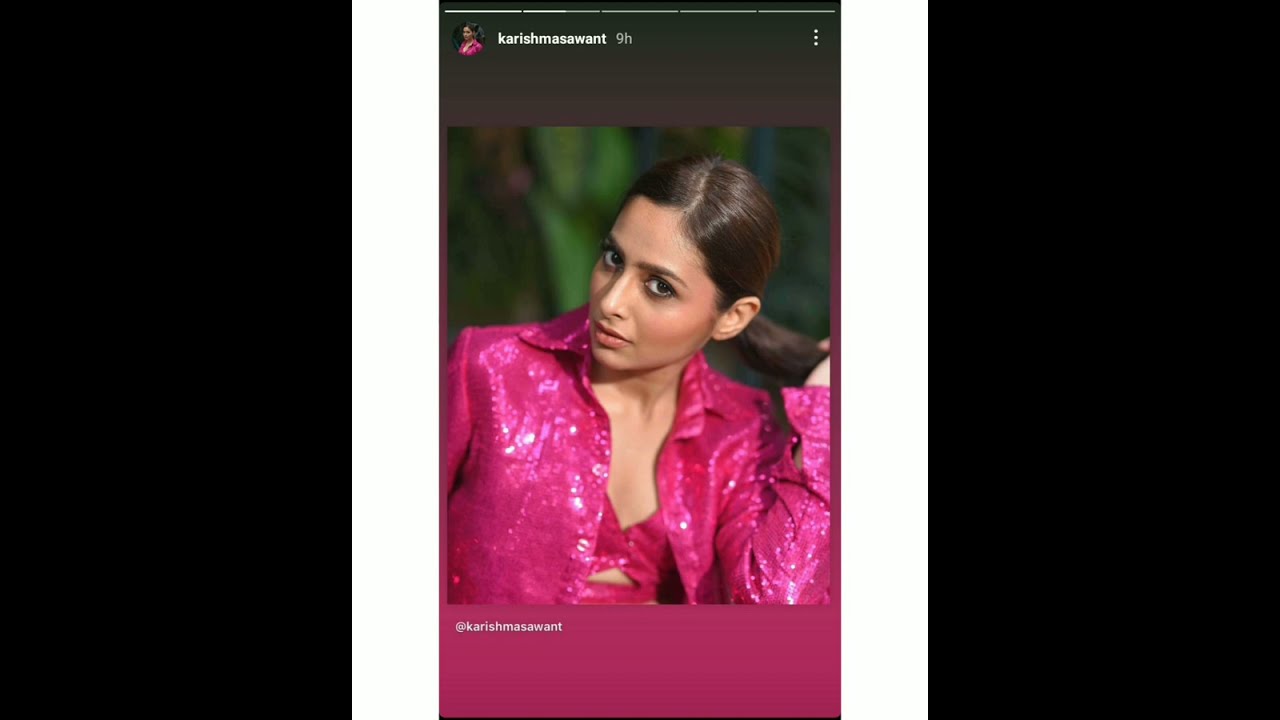 Karishma Sawant Instagram Story