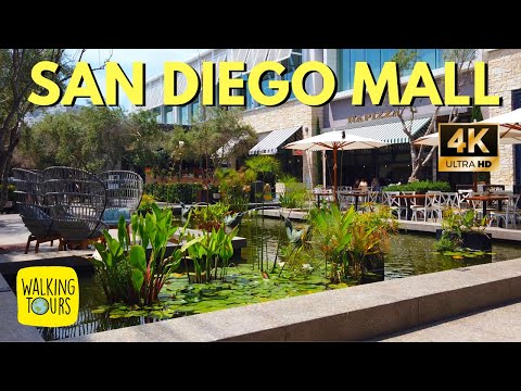 La Jolla Shopping Westfield UTC San Diego 4K Walking Tour