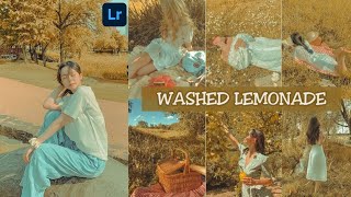 Washed Lemonade Preset | Free DNG | Free Lightroom Mobile Preset Tutorial |