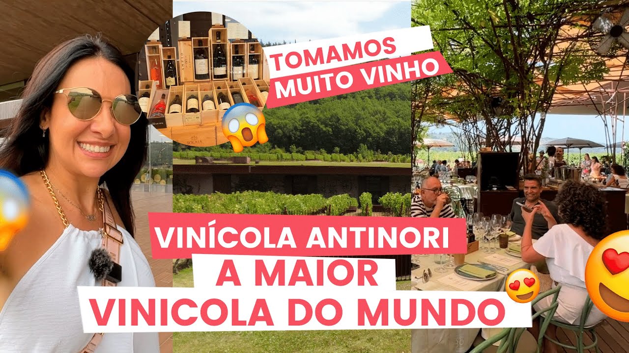A MELHOR VINICOLA DO MUNDO - vinícola Antinori - Itália | Barbara Figuccio