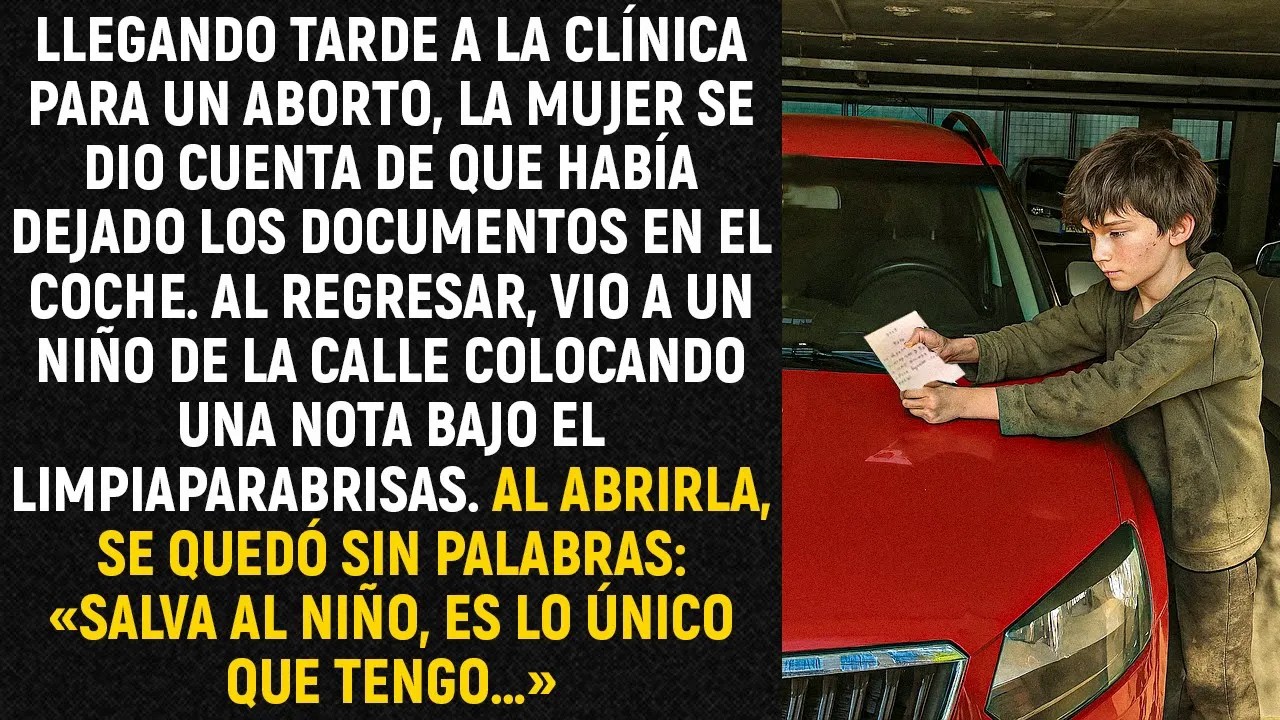 Llegando tarde a la clínica para un aborto, la mujer se dio cuenta de que había dejado    es sr