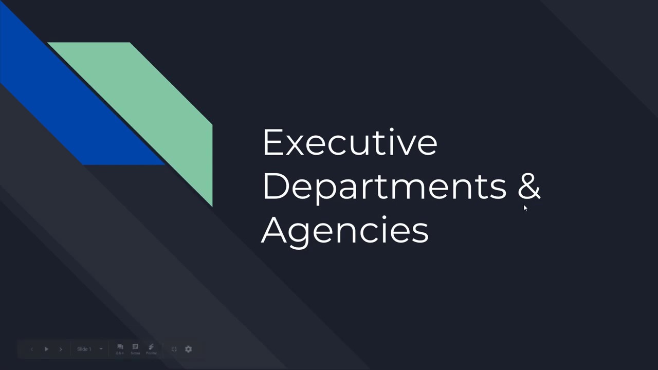 Computer-Side Chat: Executive Departments and Agencies