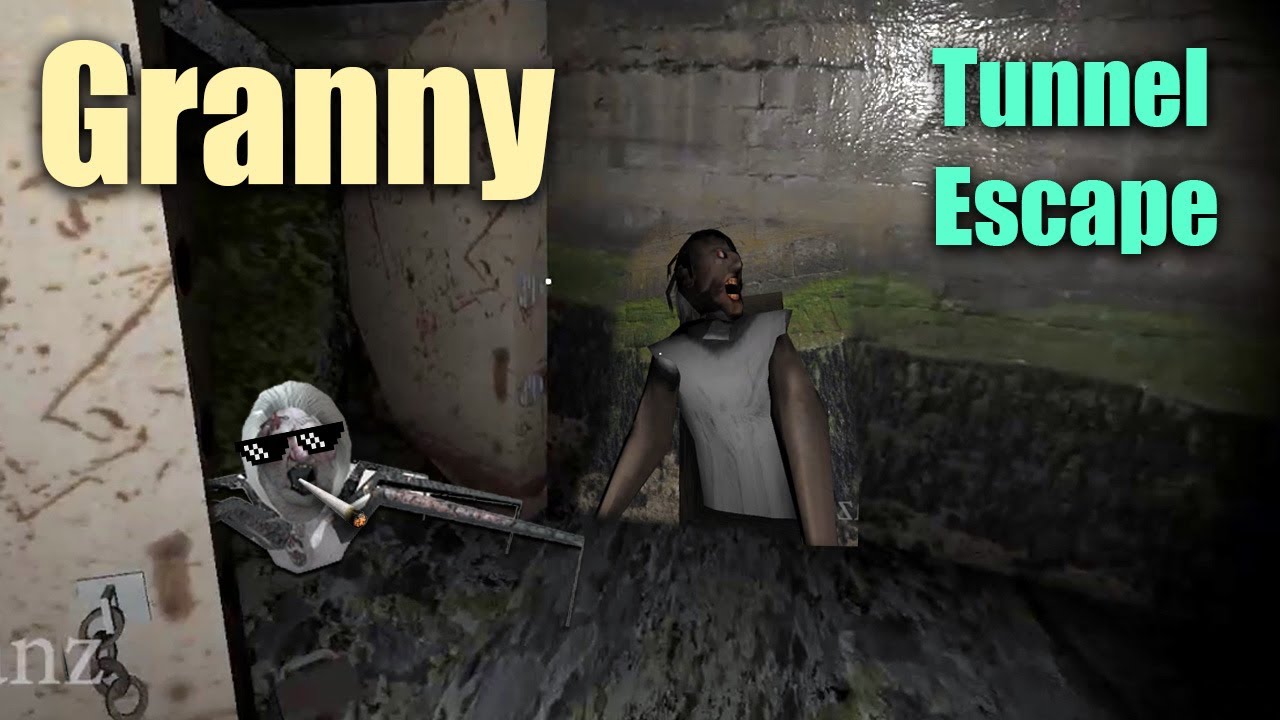 Granny Tunnel Escape Funny Gameplay YouTube