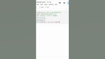 Matplotlib Tutorial. how to create first plot using matplotlib #coding #shorts  #developer #coding