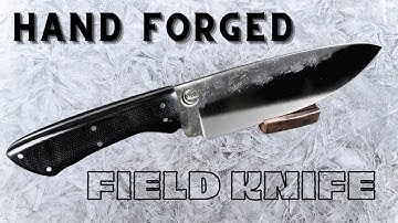 Making a Hunting Knife from 1084 High Carbon Steel | Kydex Sheath | Quick Clip Pro Belt Clip