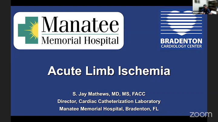 Acute Limb Ischemia, Dr. S. Jay Mathews