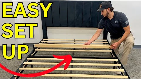 Allewie Queen Bed Frame Velvet Upholstered Assembly