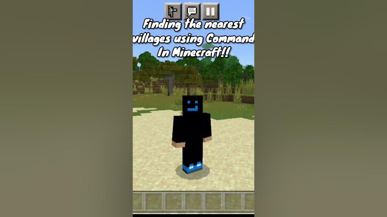 Find the nearest villages using command in Minecraft!! YouTube