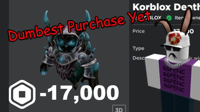 Is Korblox worth buying? : r/roblox