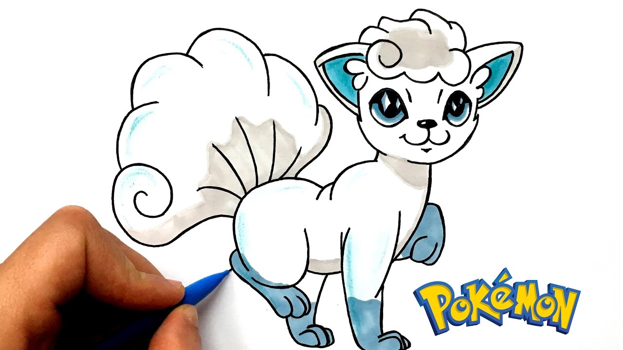 DRAW VULPIX ALOLA Pokémon