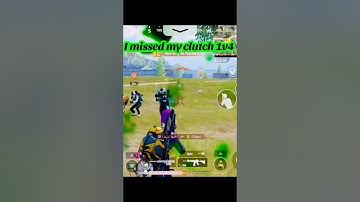 I missed my clutch 1v4 #pubgmobile #bgmi #clutch #battleroyalegame #shorts #shortsfeed