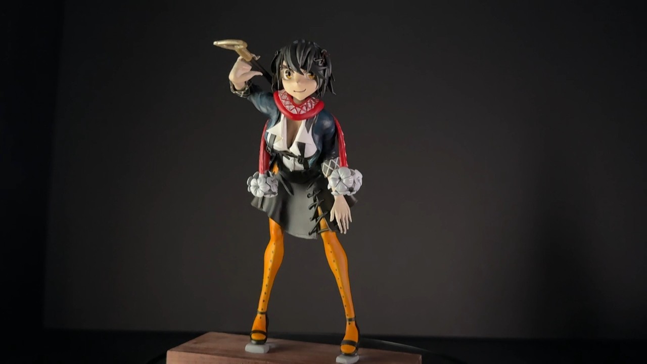 自作フィギュア 「魅せられた男」 にじさんじ】ましろくん？？の自作フィギュアを塗装してみた【I Tried
