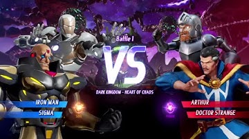 MARVEL VS. CAPCOM: INFINITE Ironman,Sigma Alt. Requested Gameplay In Arcade Mode