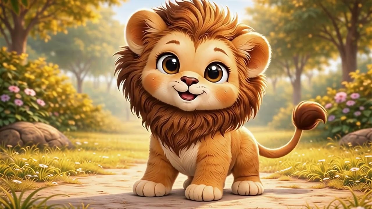🦁 DER KLEINE LÖWE BRUMMT | KINDERLIED 🎶