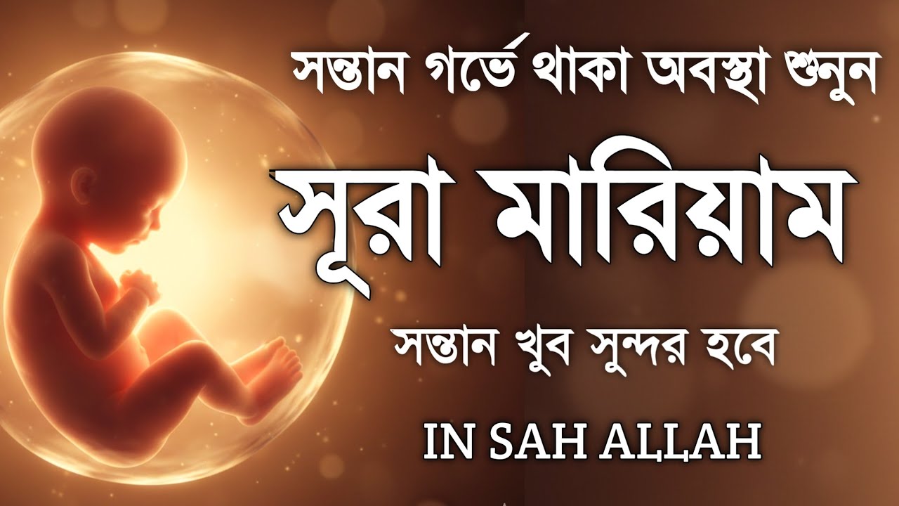 সন্তান সুস্থ রাখতে গর্ভাবস্থায় বারবার শুনুন সূরা মারিয়াম । Surah Mariyam by Alaa Aqel |