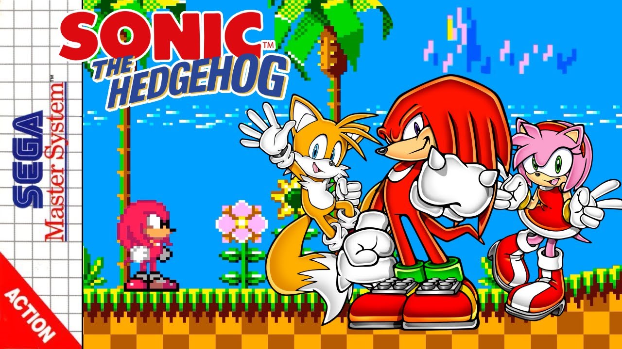 Knuckles, Tails and Amy in Sonic The Hedgehog [Master System] - YouTube