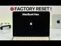 MacBook Neo: How to Factory Reset [Erase Everything Properly]