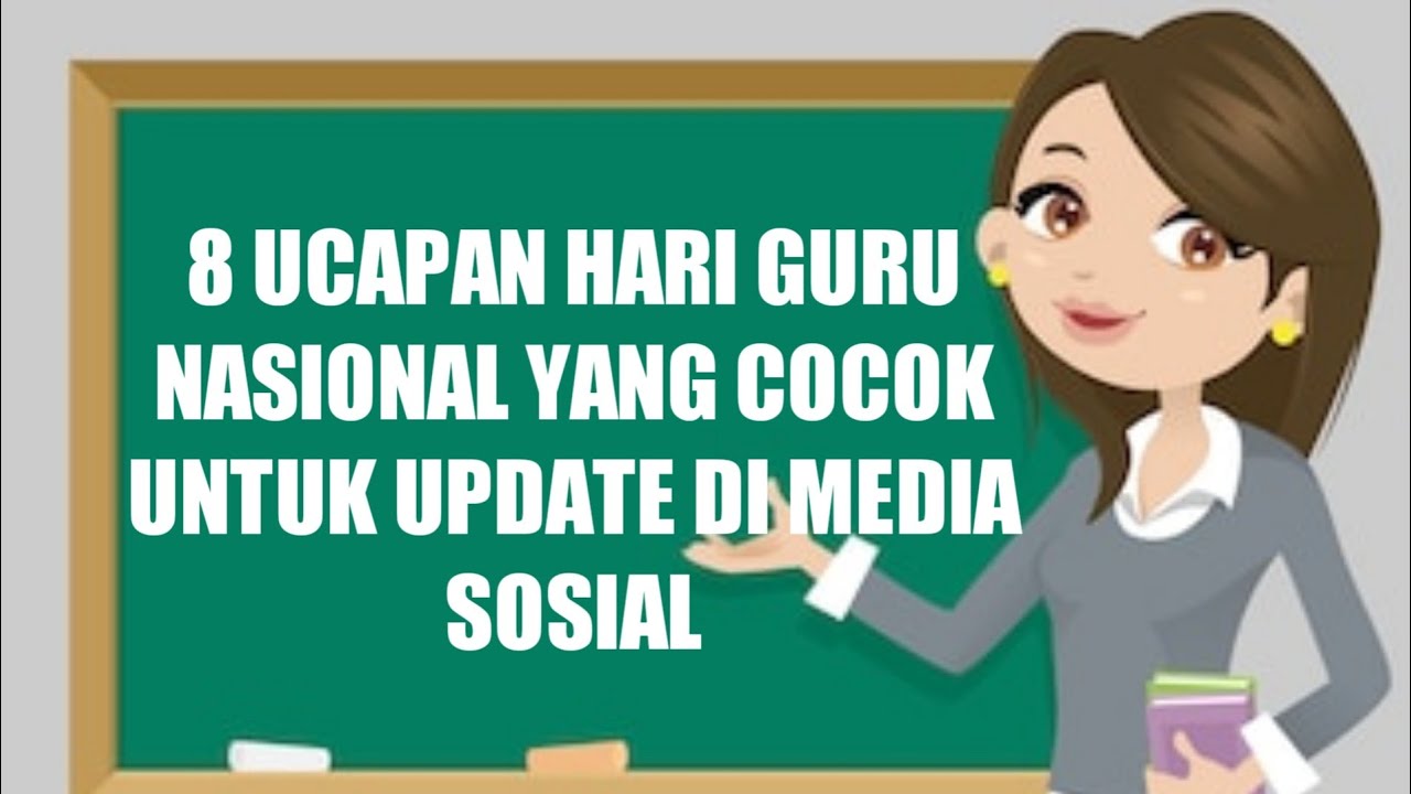  Ucapan Hari Guru  Nasional 25 November 2022 YouTube