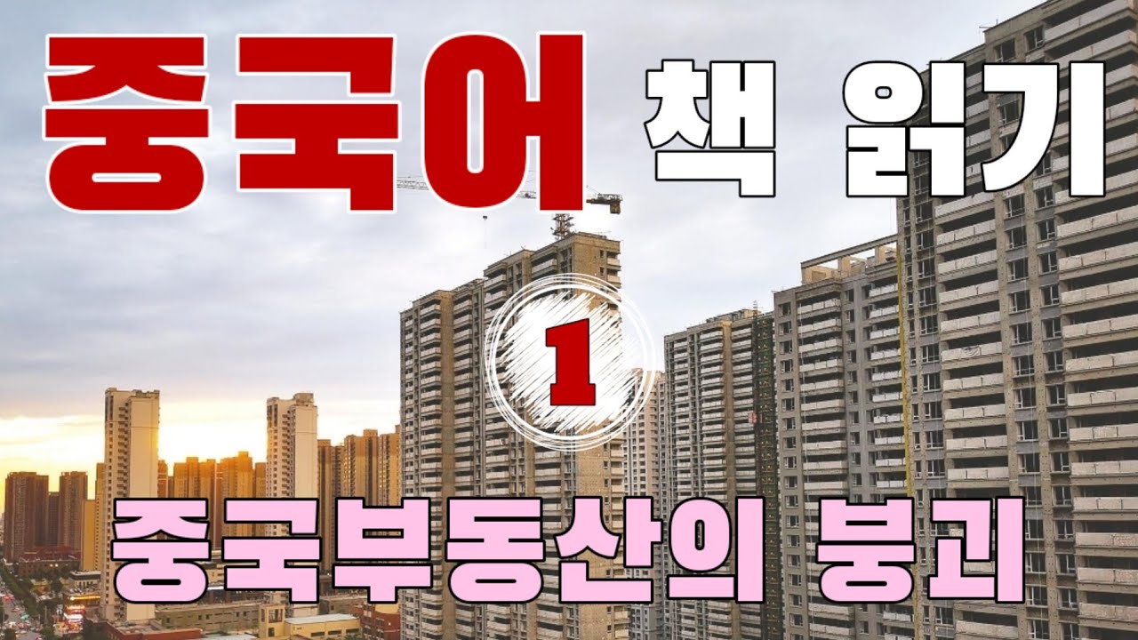 중국어 책 읽기 [중국 부동산의 붕괴1] ; 독학난이도 ★★★★☆