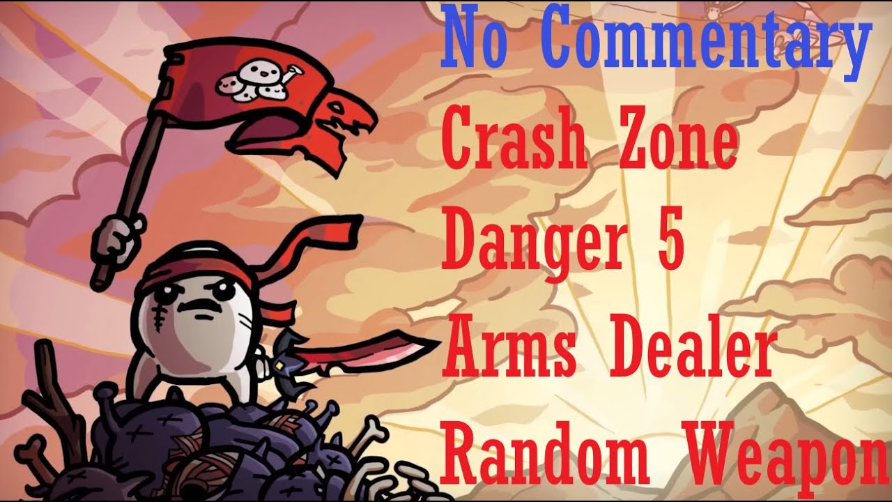 Brotato Crash Zone Danger 5 random weapon (Arms Dealer) [No Commentary.]