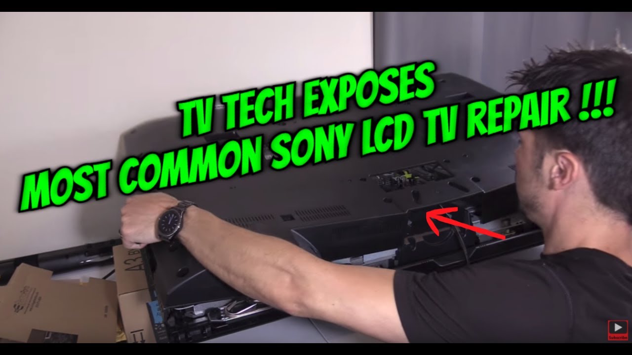 Super Easy Way To Fix Most Sony Lcd Tv Kdl Picture Screens