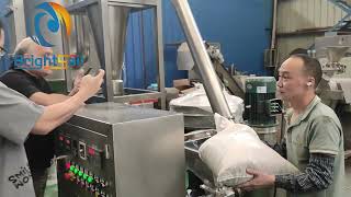 BSP-450 Air classifier mill Test rice husks- sales009@brightsail-asia.com