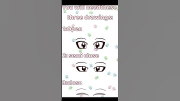 How to animate a blink. | Tutorial |#anime #shorts