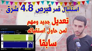 استقبال القمر القبروصى سيروس Astra 4A (4.8°E) مع ملاحظه هاااامة جدا