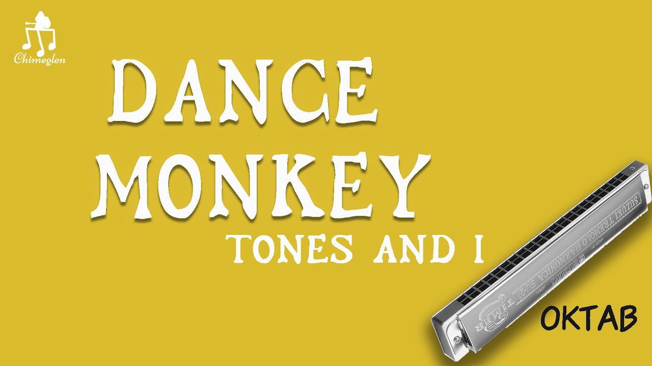 Dance monkey Аманхуурын хичээл 24 holes octav harmonica lesson