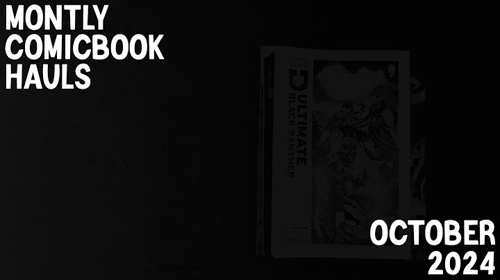 Comic Book Hauls - October 2024