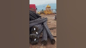 How Rebar Is Unloaded Efficiently - Good tools and machinery make work easy