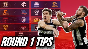 Round 1 AFL Tips + Predictions 2023