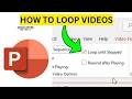 How To Loop Video on Powerpoint(EASY)
