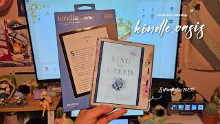 🥀✨️kindle oasis aesthetic unboxing 📖| is it worth it in 2023?