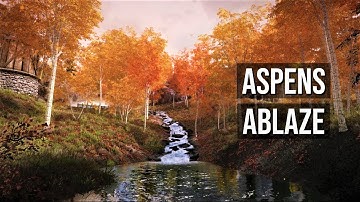 Skyrim Mods: Aspens Ablaze (SSE) w/ Vanilla & SFO Trees Comparison
