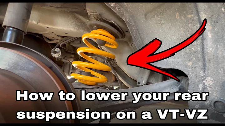 How To Lower The Rear Suspension On A VT-VZ Commodore With King Springs