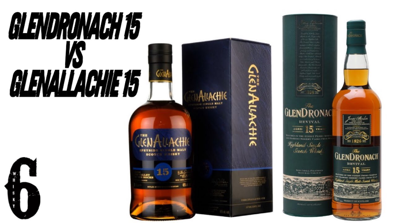 GLENDRONACH 15 VS GLENALLACHIE 15 REVIEW - YouTube