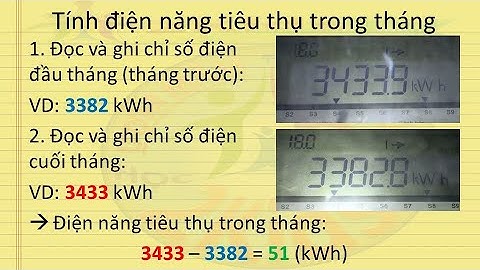 Hướng dẫn xem công tơ điện tử