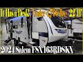 Small RV With A Desk! 2024 Salem FSX 163RDSKX Travel Trailer by Forestriver at Couchs RV Nation