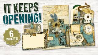 This Pocket Just Keeps Going! | The Never Ending Pocket Junk Journal Tutorial