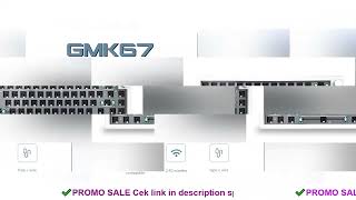 GMK67 65% Gasket Bluetooth 2.4G Wireless Hot-swappable Customized Mechanical Keyboard Kit RGB Backli