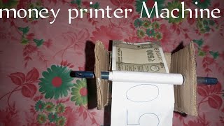 How to make paper money printer Machine कागज का पैसा छापने का मशीन कैसे बनाए (Q max paper craft)