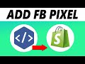 How to Add Facebook Pixel to Shopify Store (Quick & Easy)