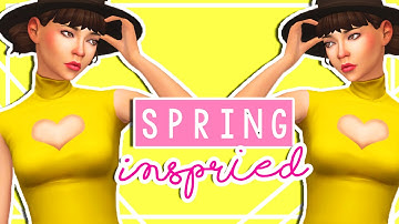 The Sims 4: Create A Sim | Spring Inspired - Collab W/ LittleMissSimmer