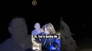 Man SLAMMED by POLICE On His Way To Work😱 #crime #police