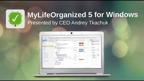 Overview of MyLifeOrganized v.5
