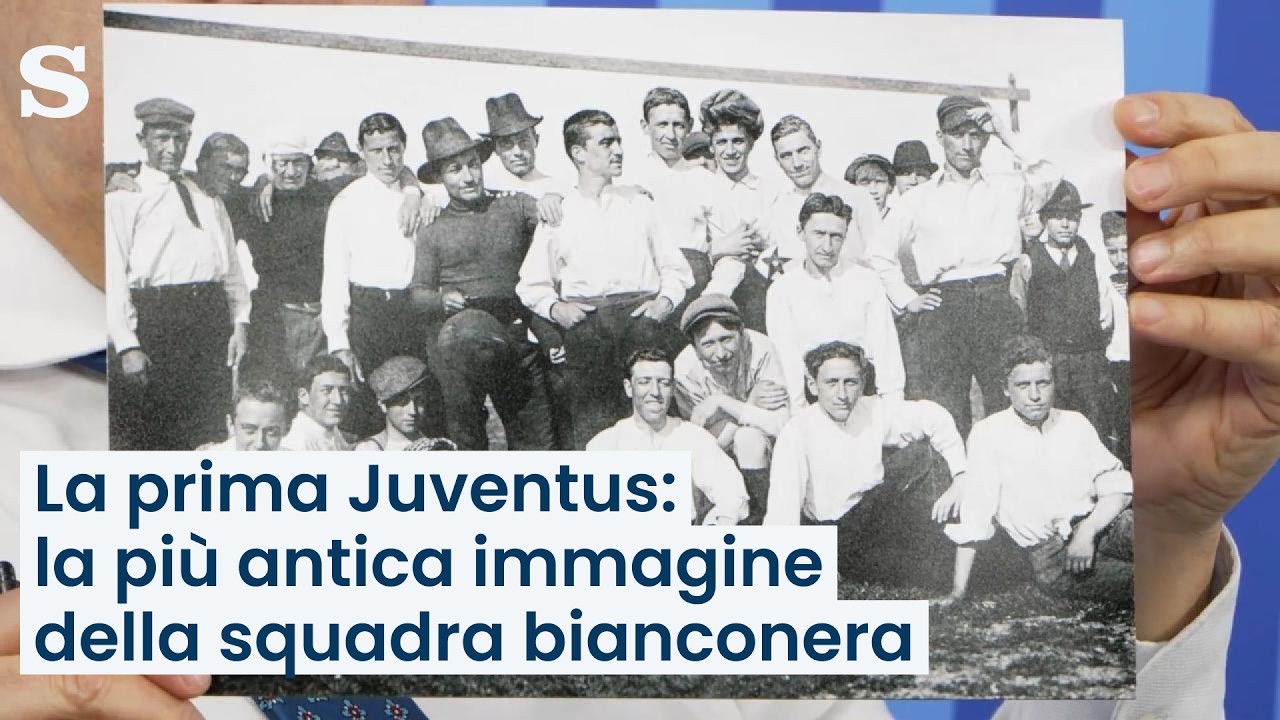 La prima JUVENTUS: la più antica immagine della SQUADRA BIANCONERA