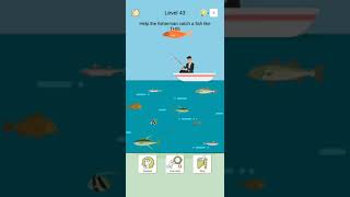 Brainologic level 43 help the fishermen | brain logic game screenshot 4